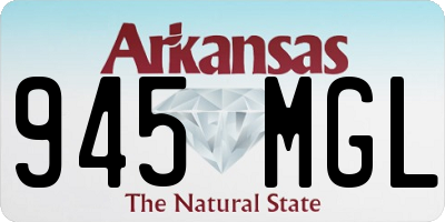 AR license plate 945MGL