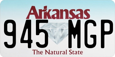 AR license plate 945MGP
