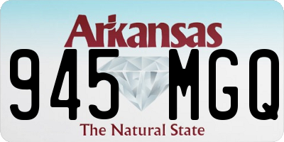 AR license plate 945MGQ