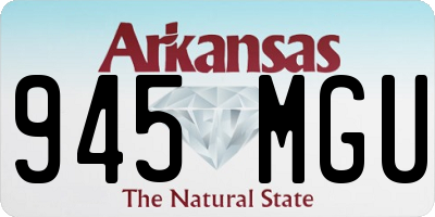 AR license plate 945MGU