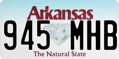 AR license plate 945MHB
