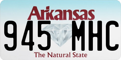 AR license plate 945MHC