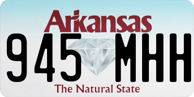 AR license plate 945MHH