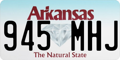 AR license plate 945MHJ
