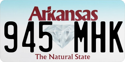 AR license plate 945MHK