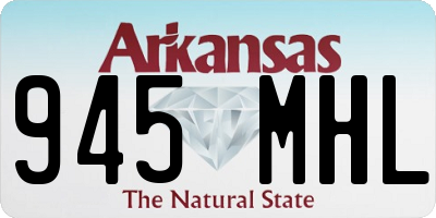 AR license plate 945MHL
