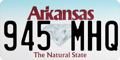 AR license plate 945MHQ