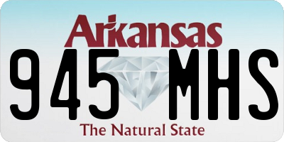 AR license plate 945MHS