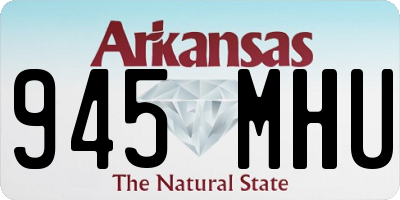 AR license plate 945MHU