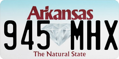AR license plate 945MHX