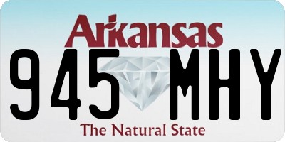 AR license plate 945MHY