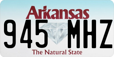 AR license plate 945MHZ