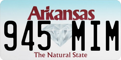 AR license plate 945MIM