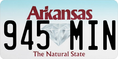 AR license plate 945MIN