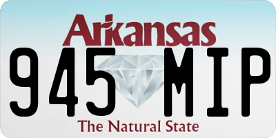 AR license plate 945MIP