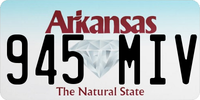 AR license plate 945MIV