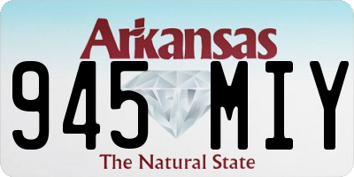 AR license plate 945MIY