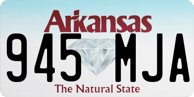 AR license plate 945MJA