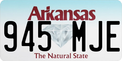 AR license plate 945MJE