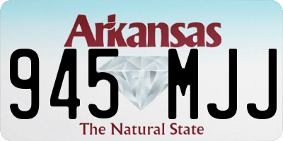 AR license plate 945MJJ
