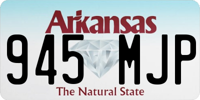 AR license plate 945MJP