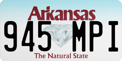 AR license plate 945MPI
