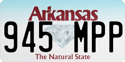 AR license plate 945MPP