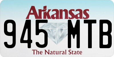AR license plate 945MTB