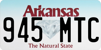 AR license plate 945MTC