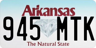 AR license plate 945MTK