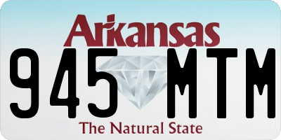 AR license plate 945MTM