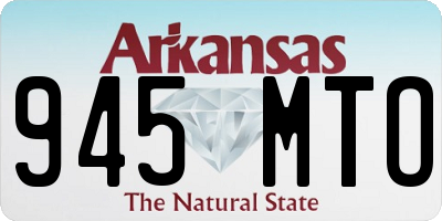AR license plate 945MTO