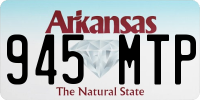 AR license plate 945MTP