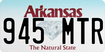 AR license plate 945MTR