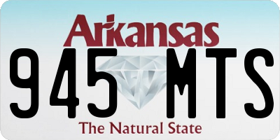 AR license plate 945MTS