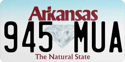 AR license plate 945MUA