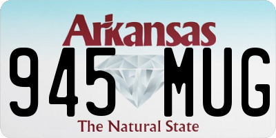 AR license plate 945MUG