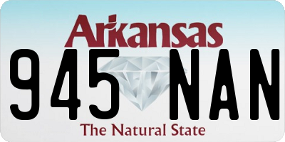 AR license plate 945NAN