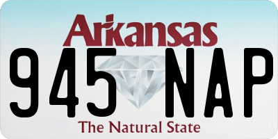 AR license plate 945NAP