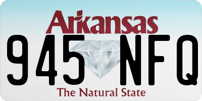 AR license plate 945NFQ