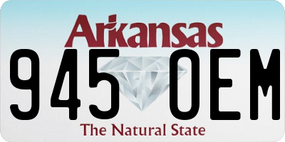 AR license plate 945OEM