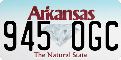 AR license plate 945OGC