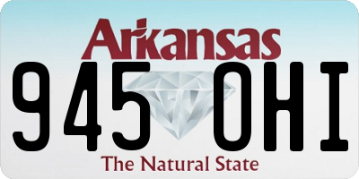 AR license plate 945OHI