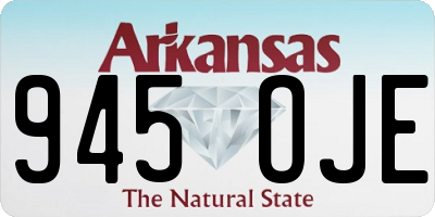 AR license plate 945OJE