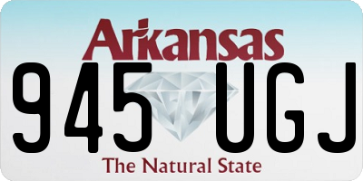 AR license plate 945UGJ