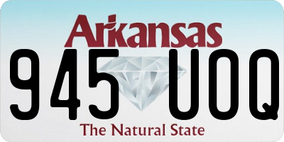AR license plate 945UOQ