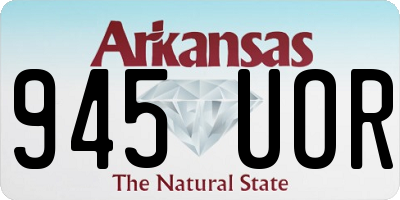 AR license plate 945UOR