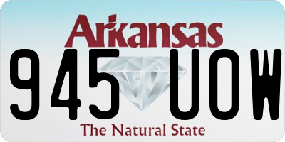 AR license plate 945UOW