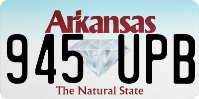 AR license plate 945UPB