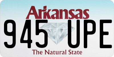 AR license plate 945UPE
